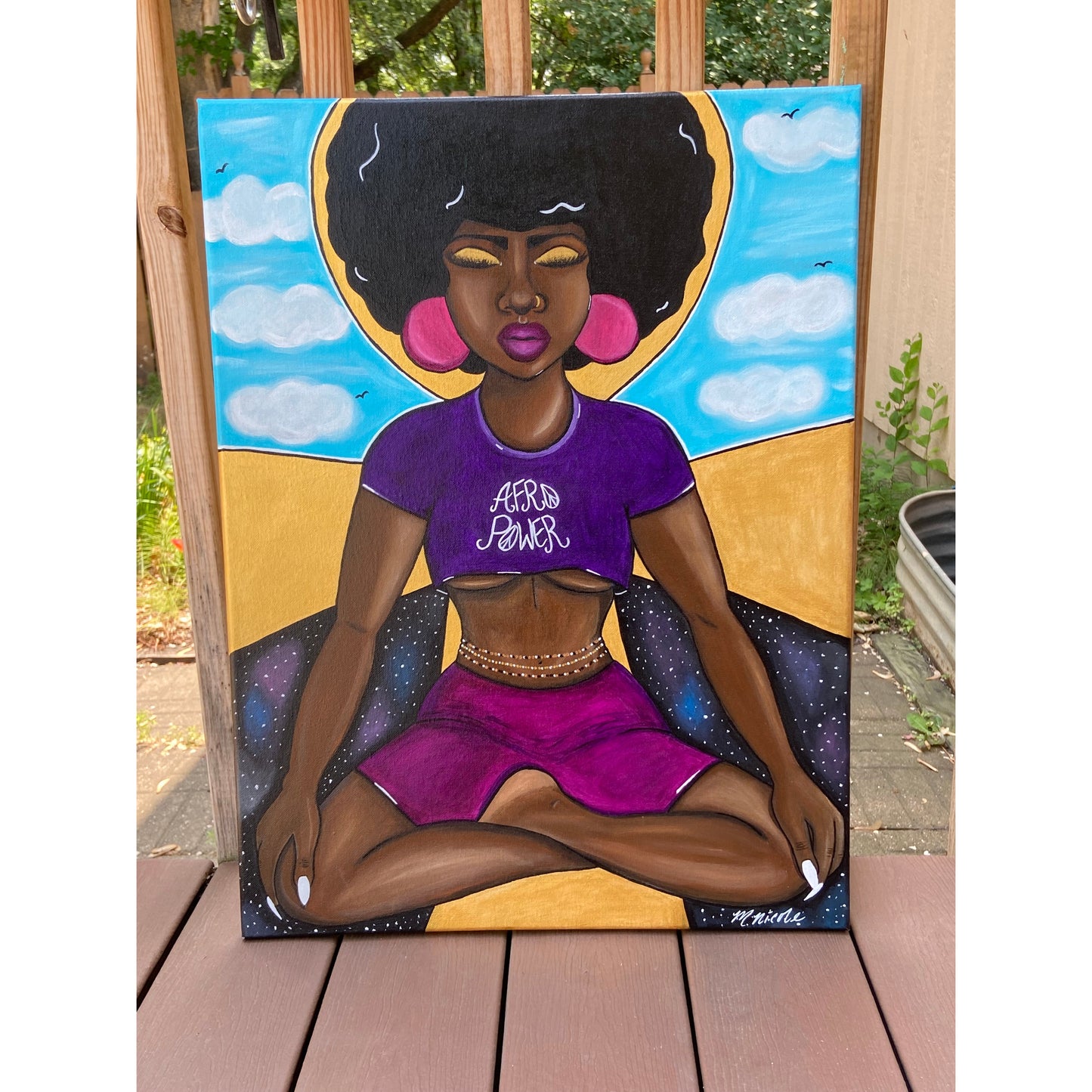 Original Afro Power Canvas