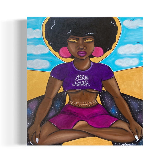 Original Afro Power Canvas