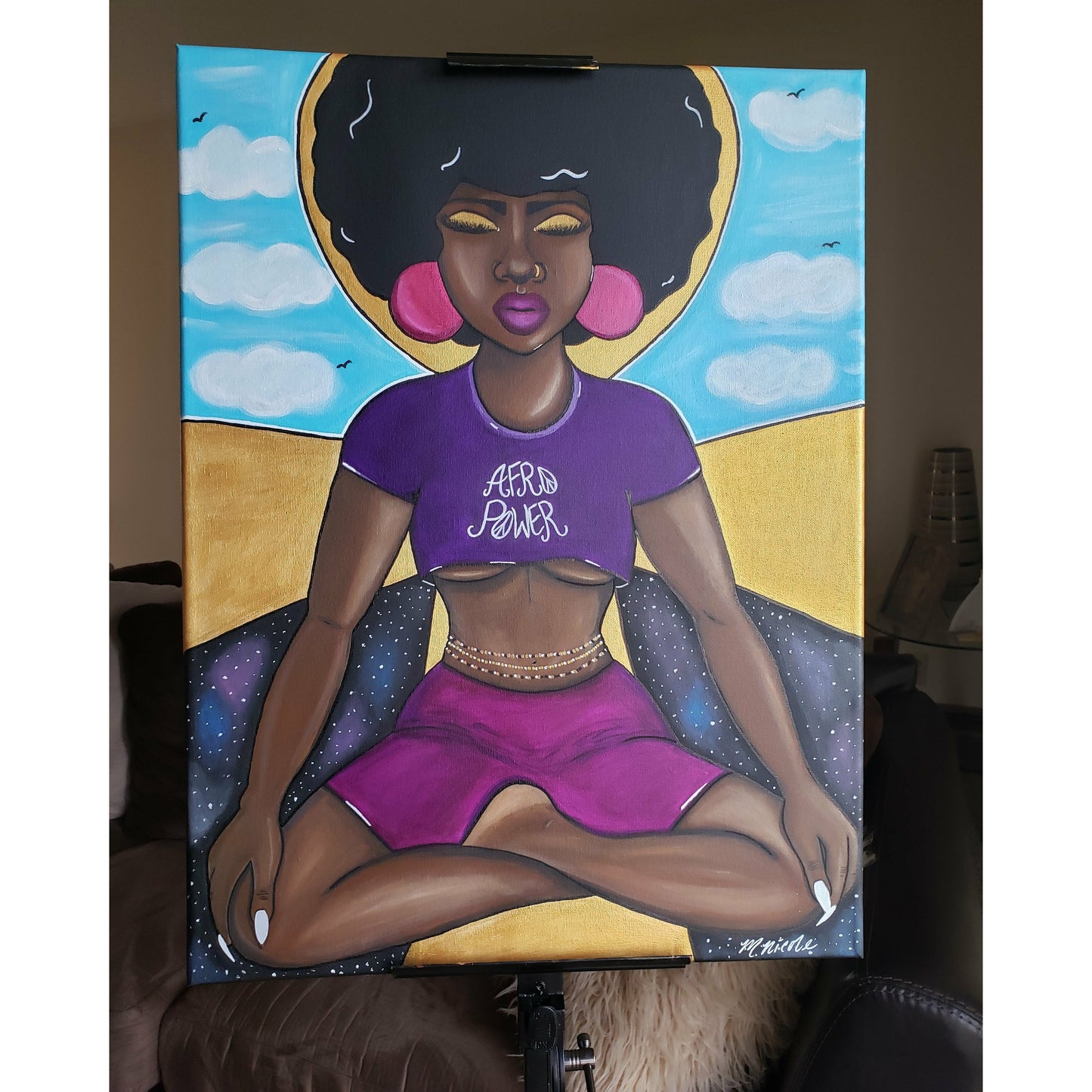 Original Afro Power Canvas